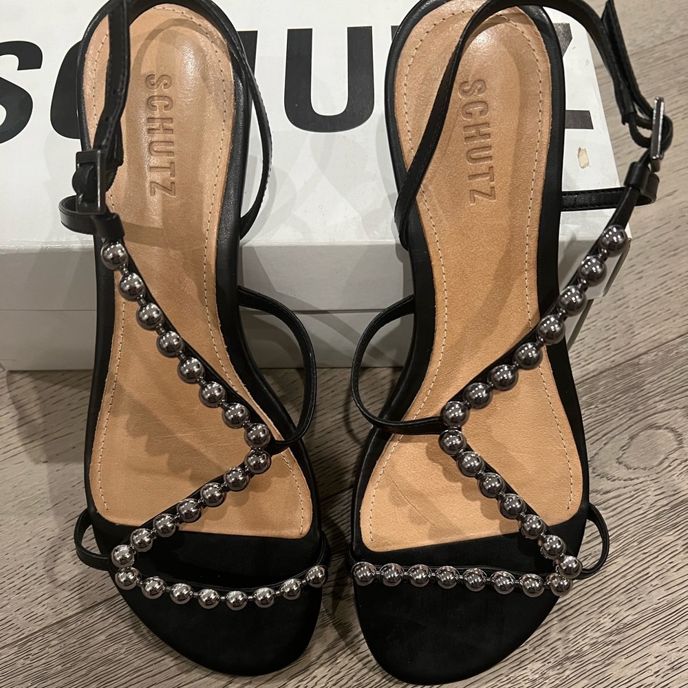 Schultz brand new leather 
Janda studded flat sandals